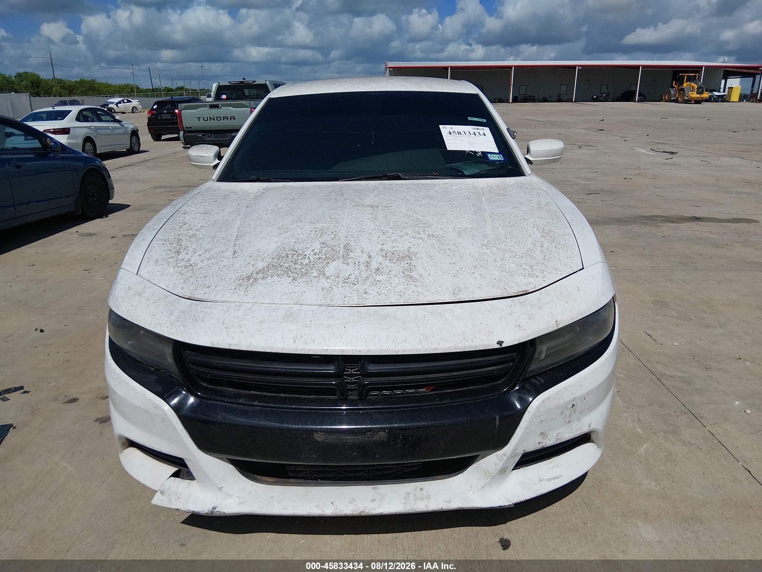 2015 Dodge Charger Police White vin: 2C3CDXAT2FH732593