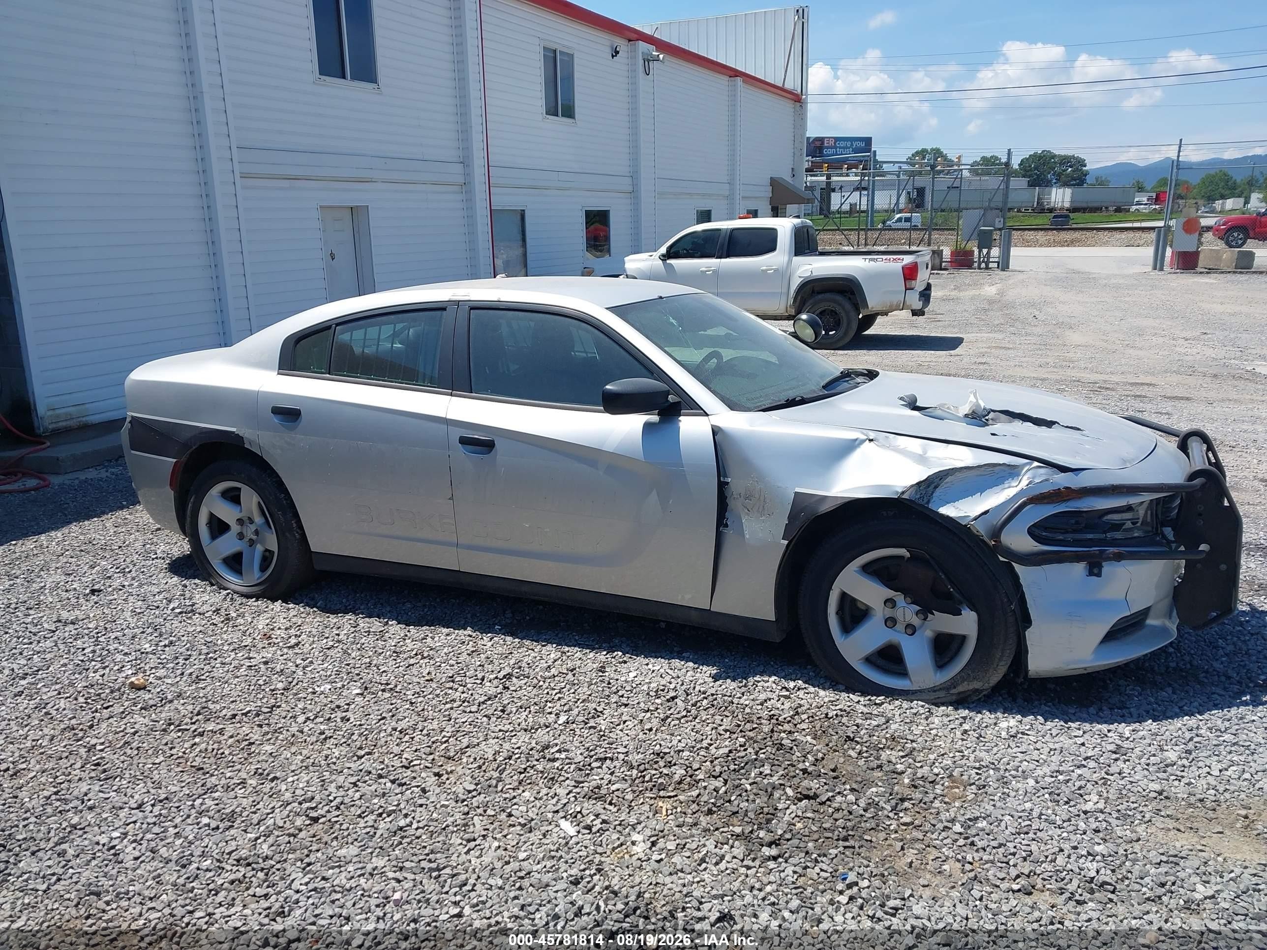 2015 Dodge Charger Police Silver vin: 2C3CDXAT2FH929053