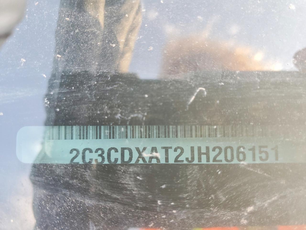 2018 Dodge Charger Police Black vin: 2C3CDXAT2JH206151