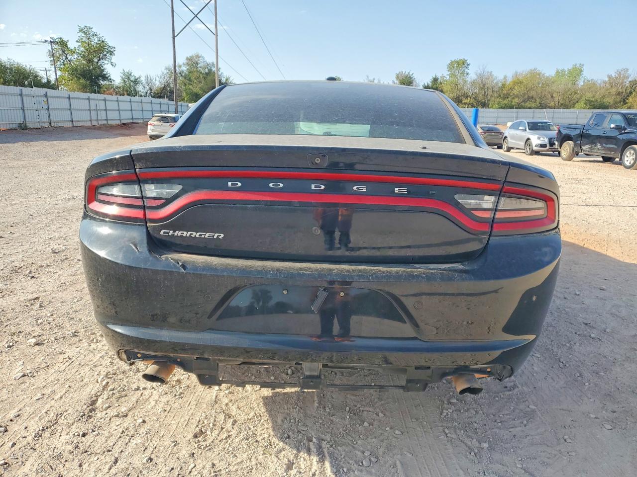 2018 Dodge Charger Police Black vin: 2C3CDXAT2JH206151