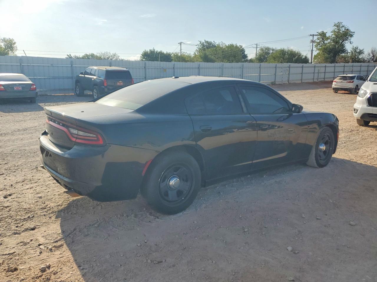 2018 Dodge Charger Police Black vin: 2C3CDXAT2JH206151