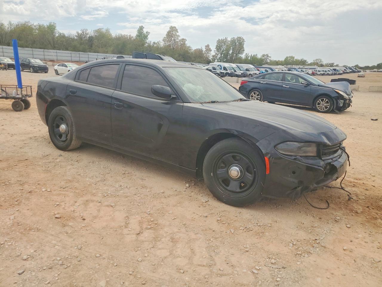 2019 Dodge Charger Police Black vin: 2C3CDXAT2KH592460