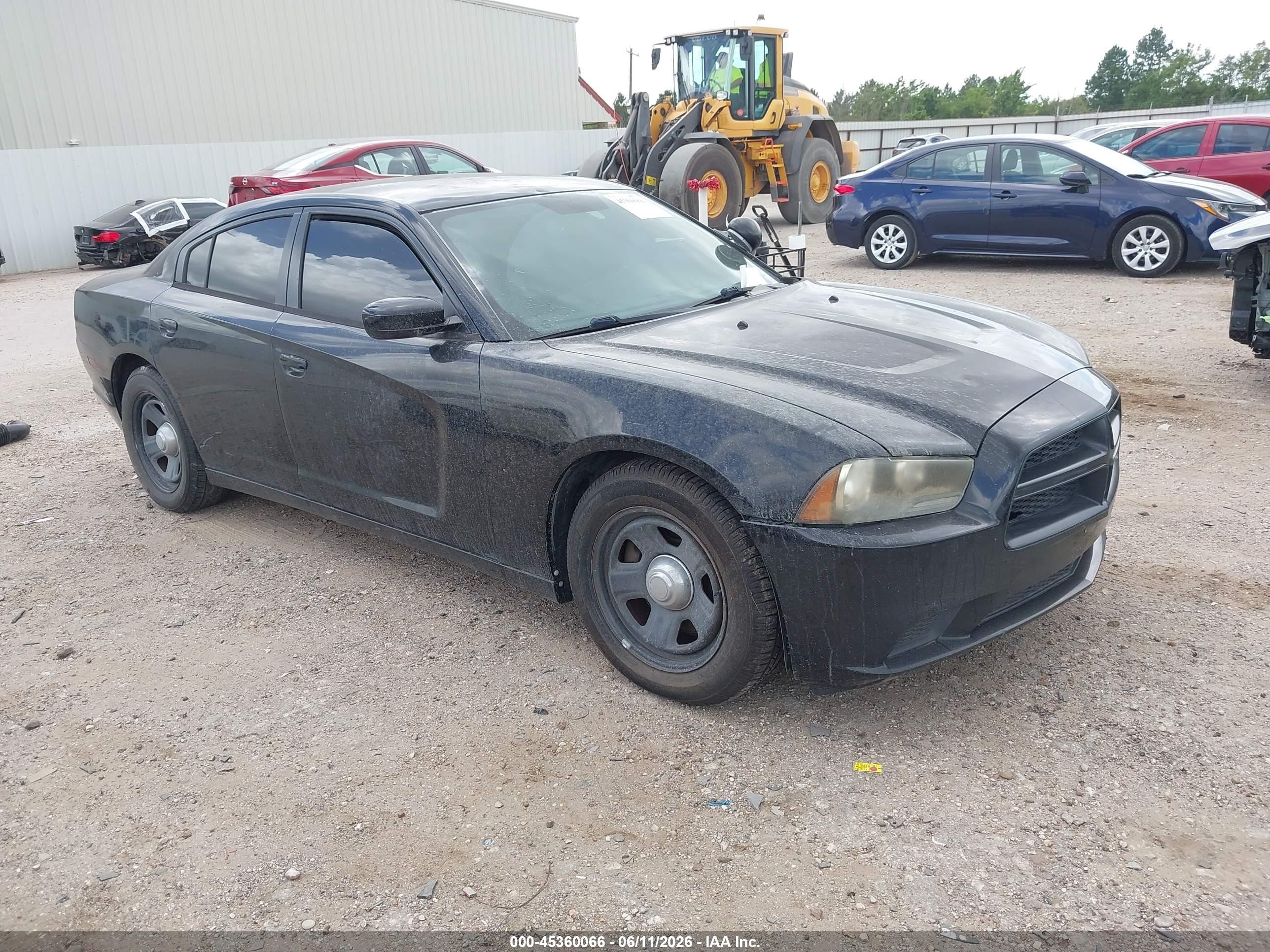 2013 Dodge Charger Police Black vin: 2C3CDXAT3DH608023