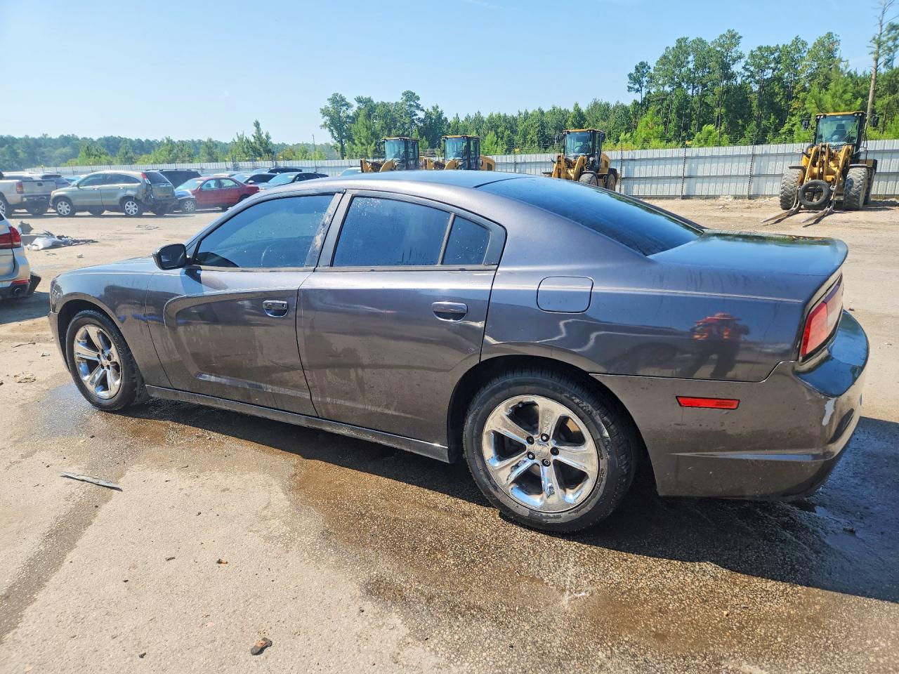 2014 Dodge Charger Police Gray vin: 2C3CDXAT3EH348675