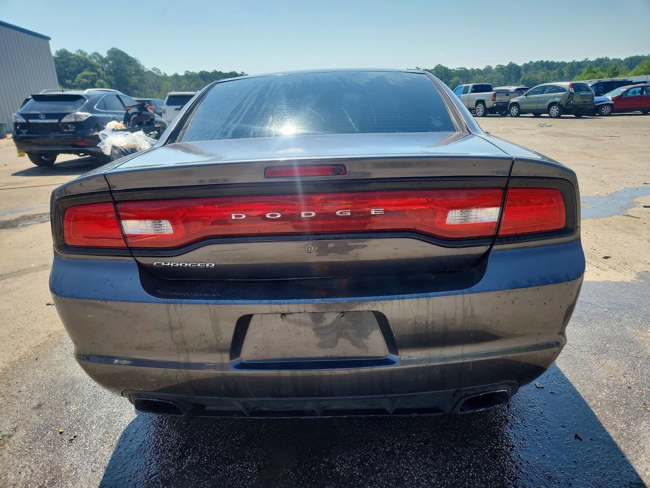 2014 Dodge Charger Police Gray vin: 2C3CDXAT3EH348675