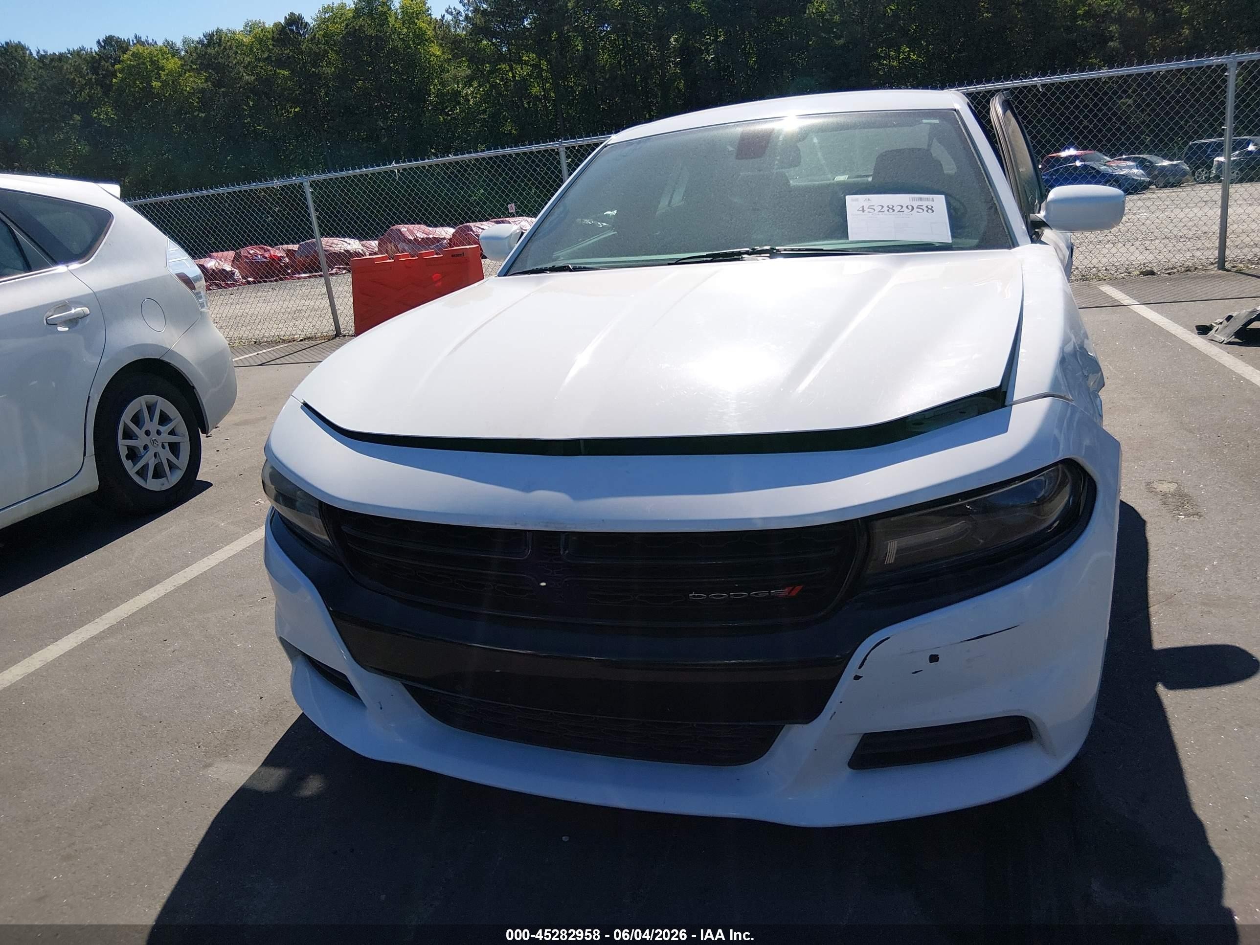 2015 Dodge Charger Police White vin: 2C3CDXAT3FH820004