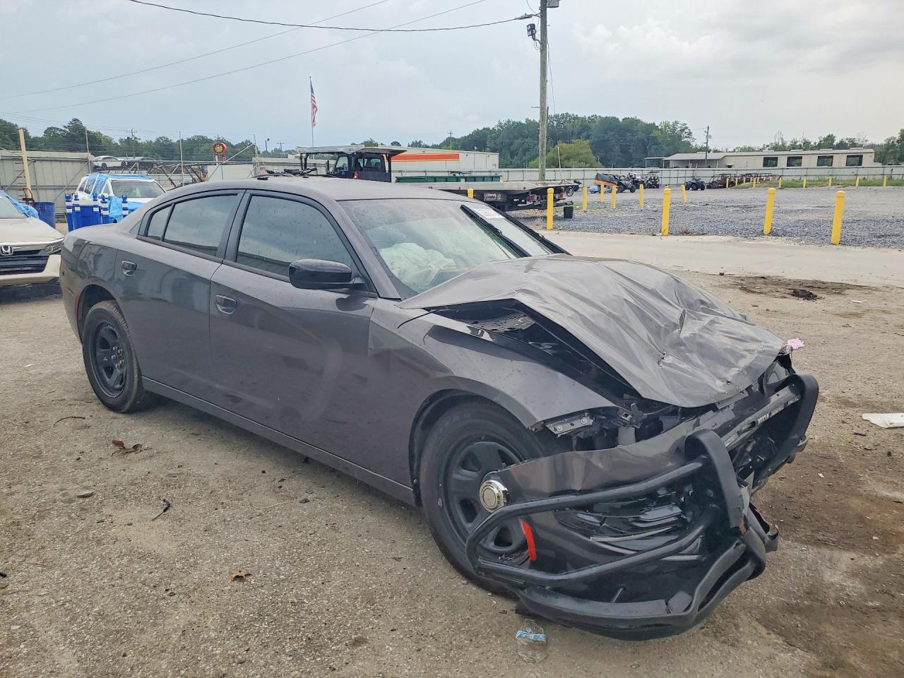 2023 Dodge Charger Police Silver vin: 2C3CDXAT3PH627563