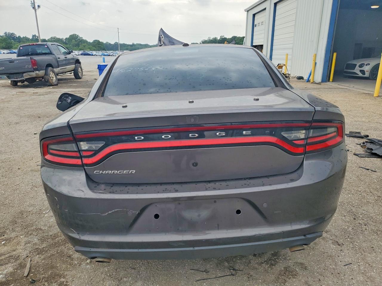 2023 Dodge Charger Police Silver vin: 2C3CDXAT3PH627563