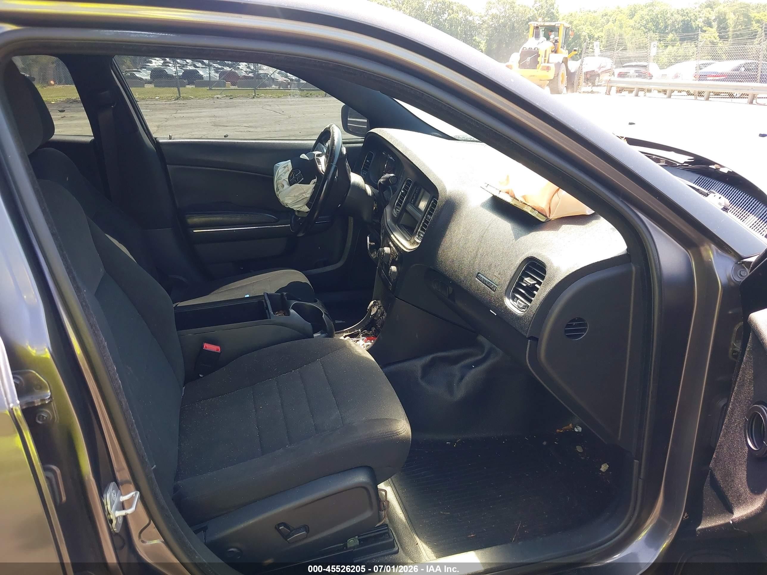 2014 Dodge Charger Police Gray vin: 2C3CDXAT4EH198897
