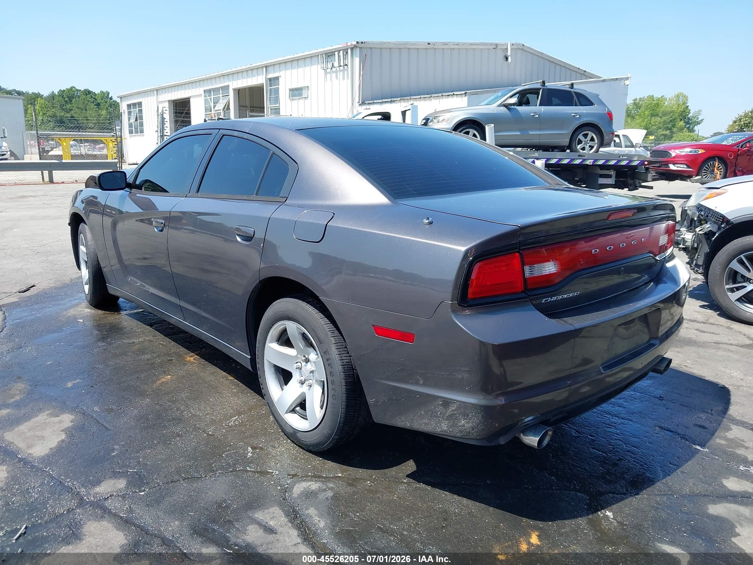 2014 Dodge Charger Police Gray vin: 2C3CDXAT4EH198897