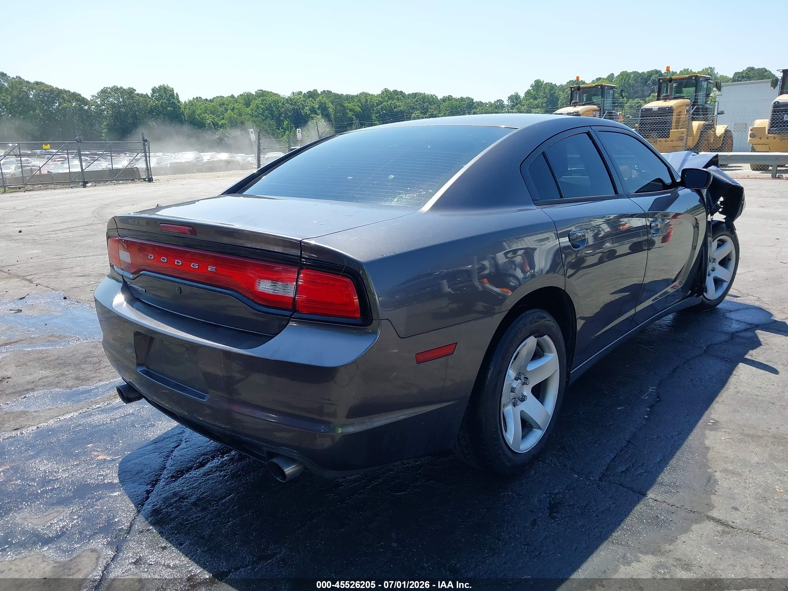 2014 Dodge Charger Police Gray vin: 2C3CDXAT4EH198897