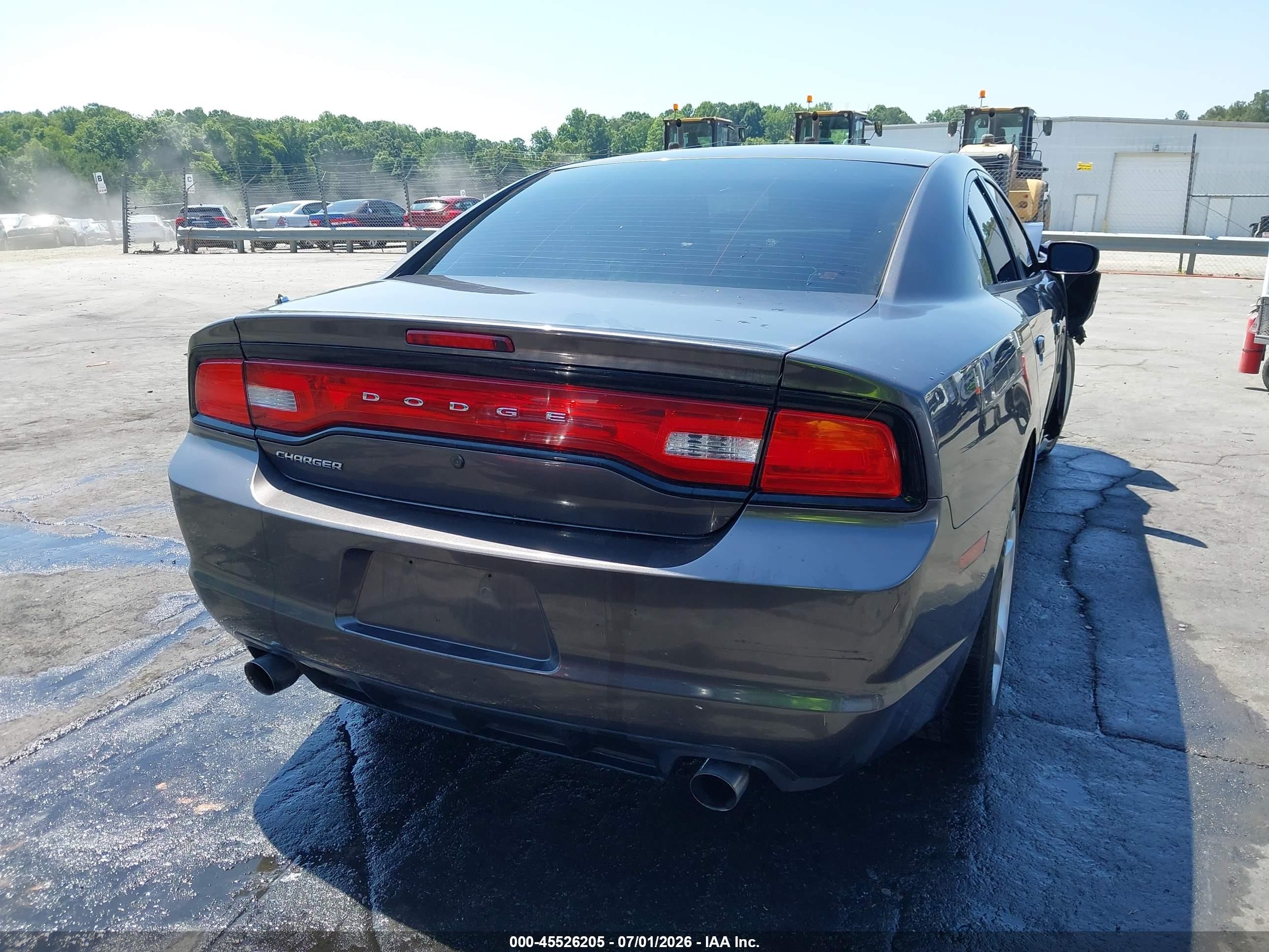 2014 Dodge Charger Police Gray vin: 2C3CDXAT4EH198897