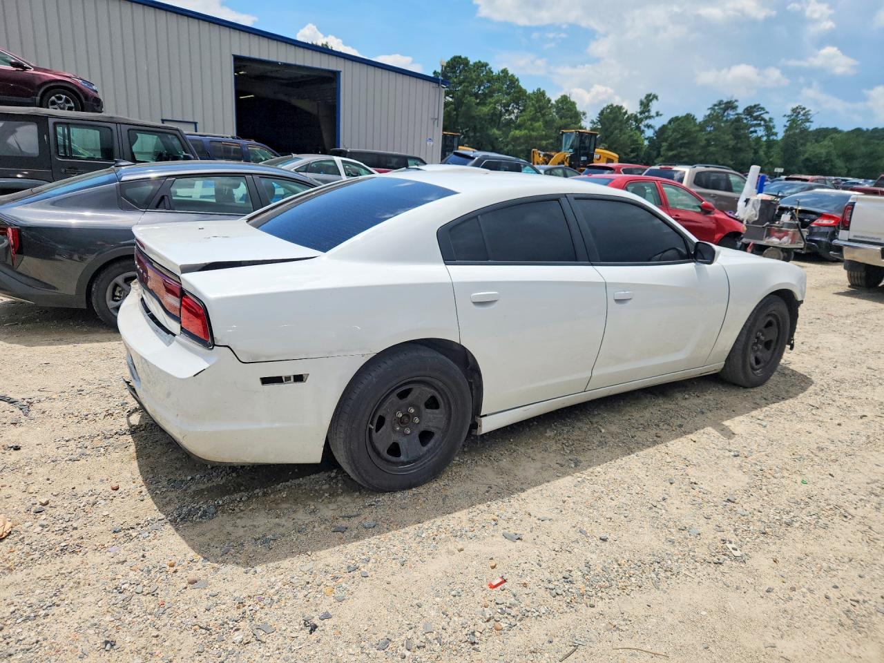 2014 Dodge Charger Police White vin: 2C3CDXAT4EH362410