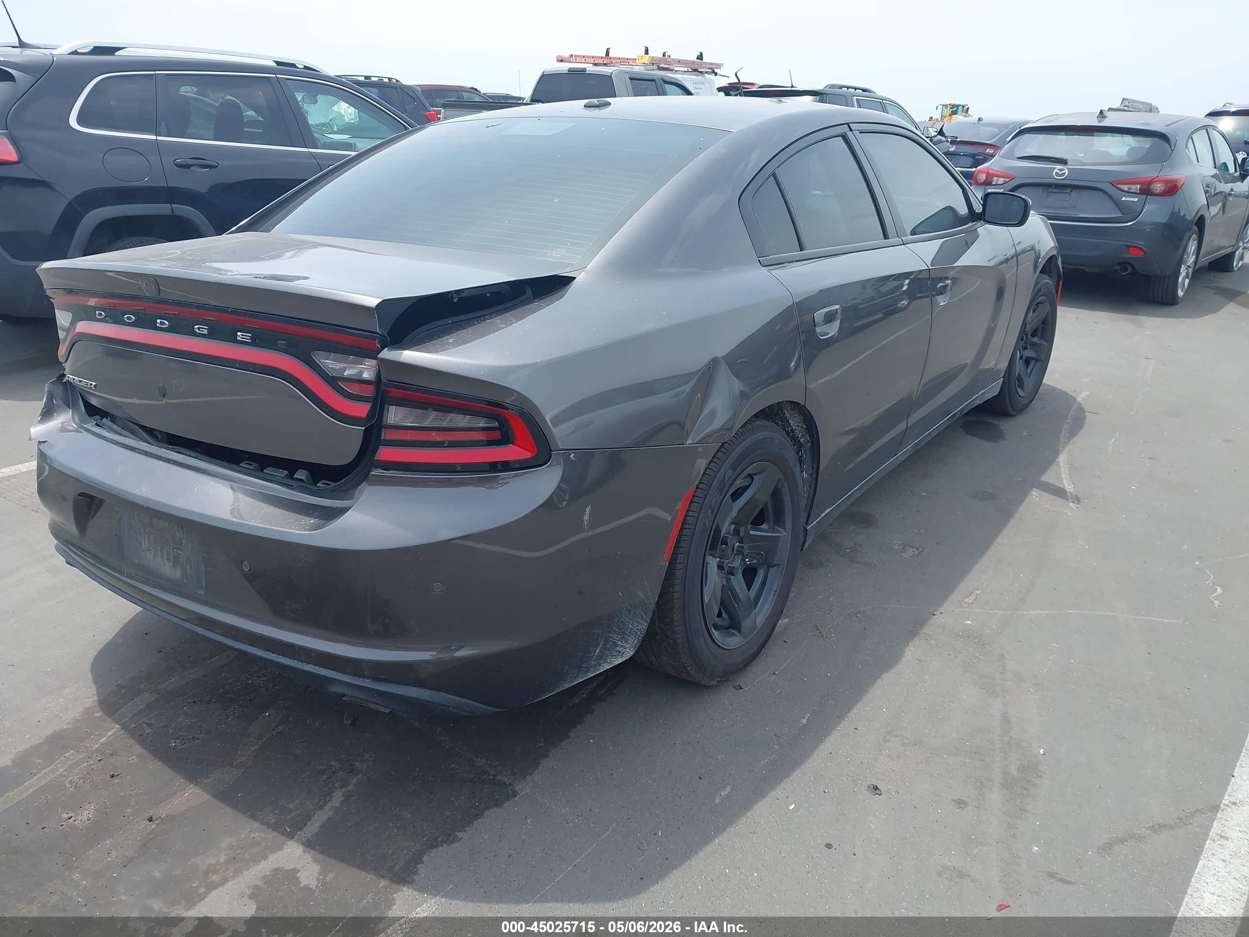 2023 Dodge Charger Police Rwd Gray vin: 2C3CDXAT4PH579975