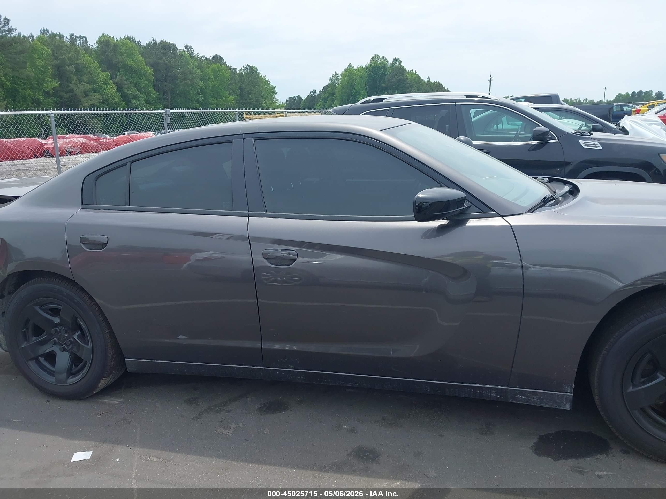 2023 Dodge Charger Police Rwd Gray vin: 2C3CDXAT4PH579975