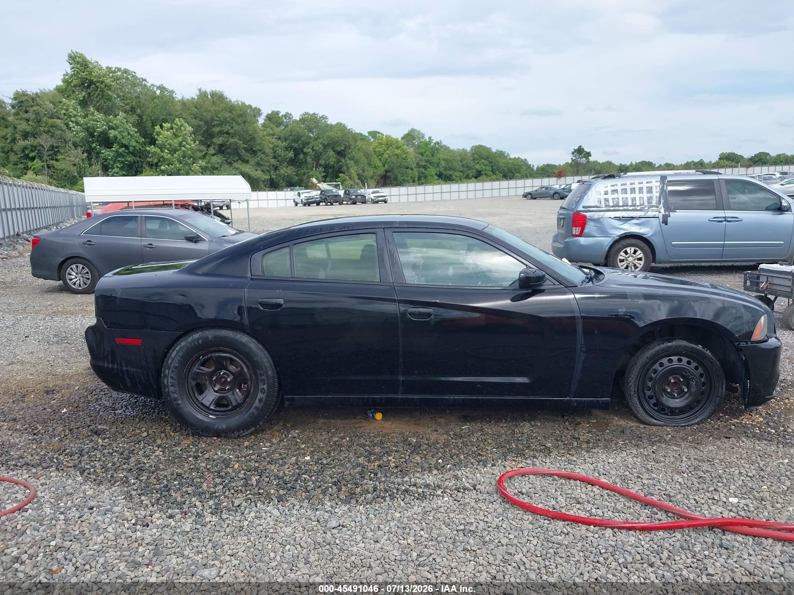 2013 Dodge Charger Police Black vin: 2C3CDXAT5DH575686