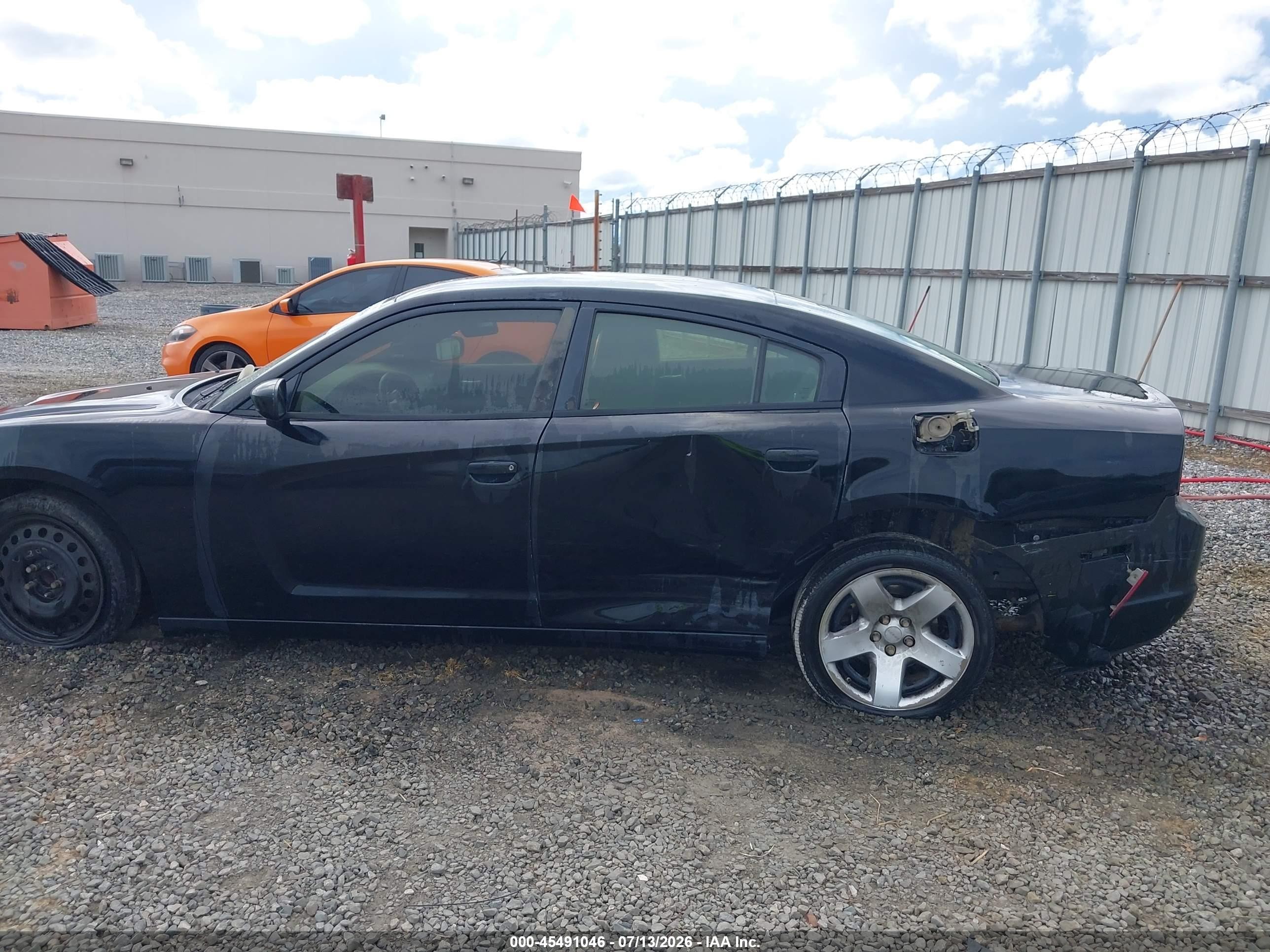 2013 Dodge Charger Police Black vin: 2C3CDXAT5DH575686