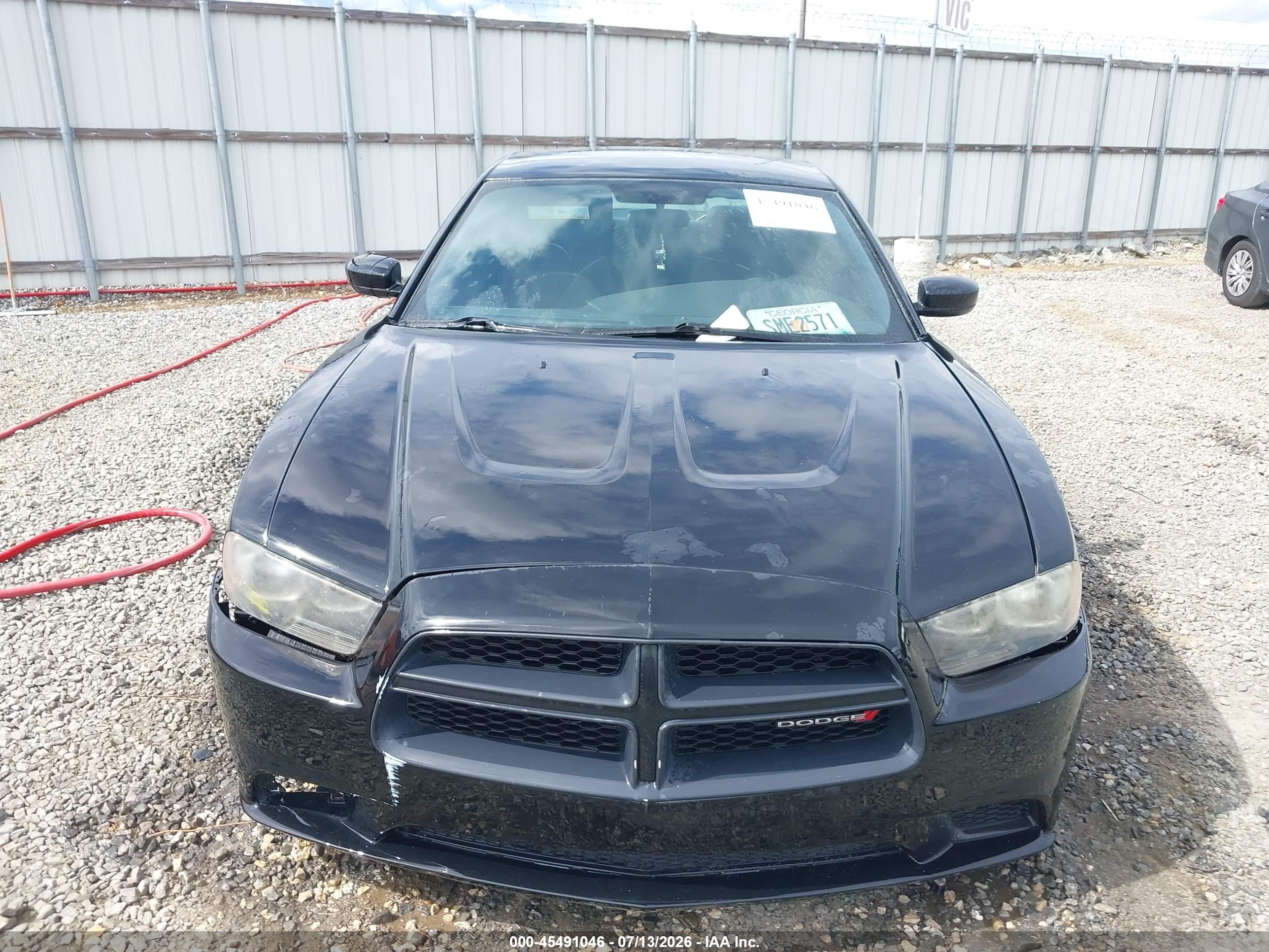 2013 Dodge Charger Police Black vin: 2C3CDXAT5DH575686