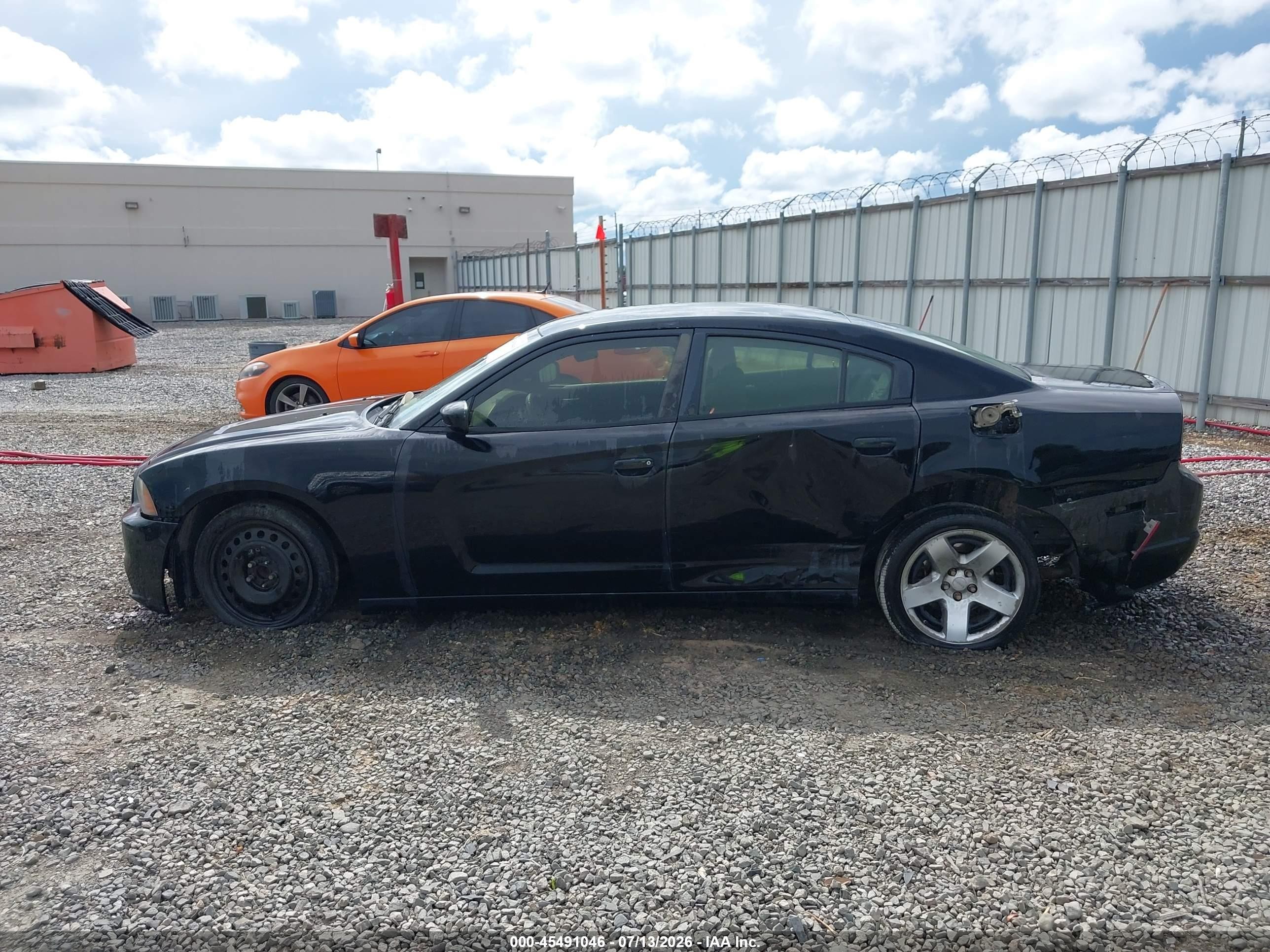 2013 Dodge Charger Police Black vin: 2C3CDXAT5DH575686