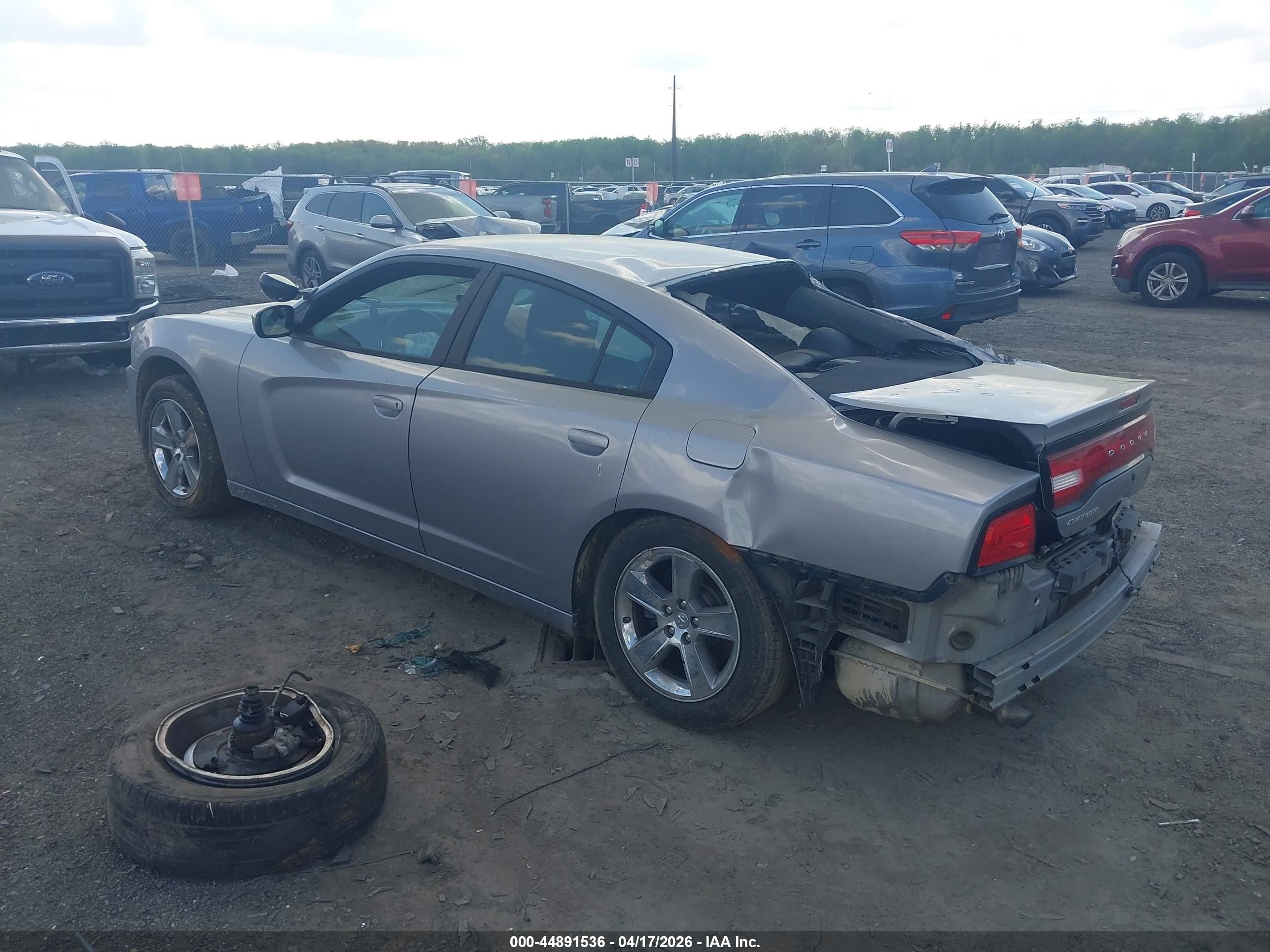 2014 Dodge Charger Police Gray vin: 2C3CDXAT5EH191330