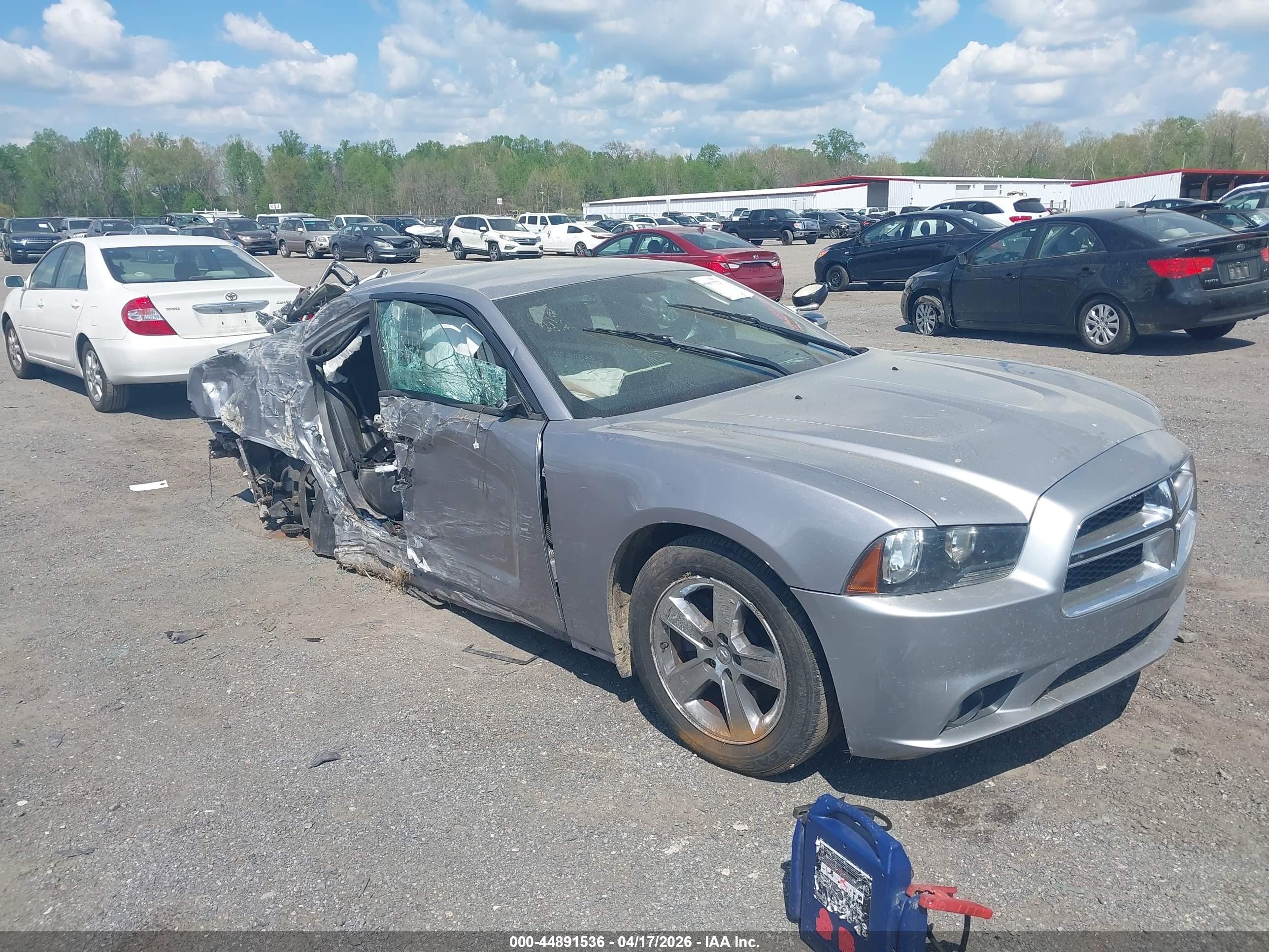 2014 Dodge Charger Police Серый vin: 2C3CDXAT5EH191330