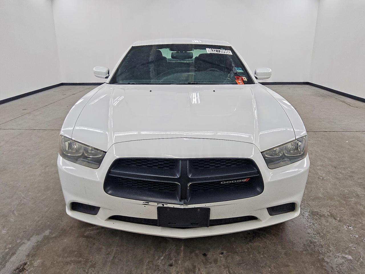 2014 Dodge Charger Police White vin: 2C3CDXAT5EH206781
