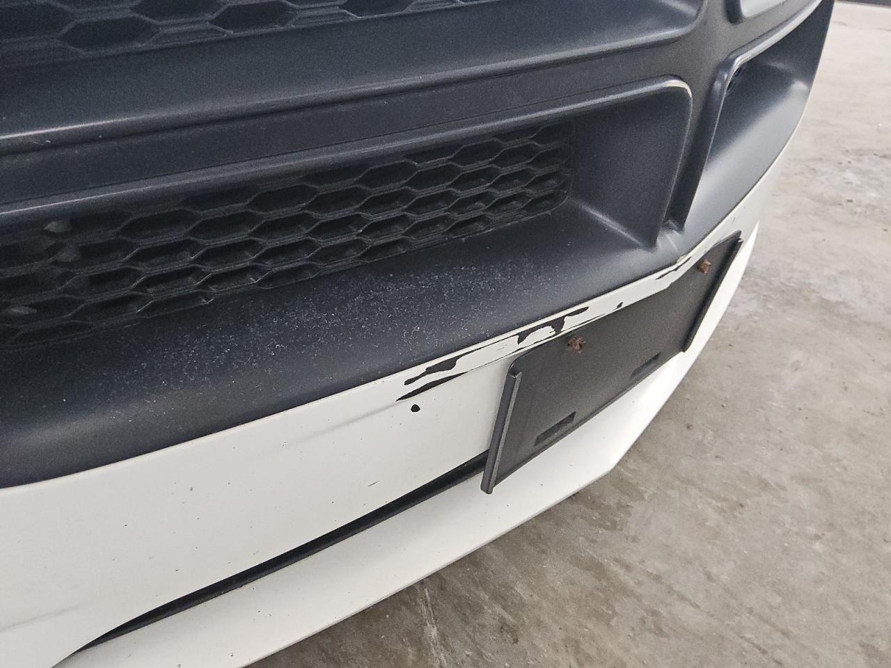 2014 Dodge Charger Police White vin: 2C3CDXAT5EH206781 Damage: Front Bumper, Multiple Scratches Heavy, 3