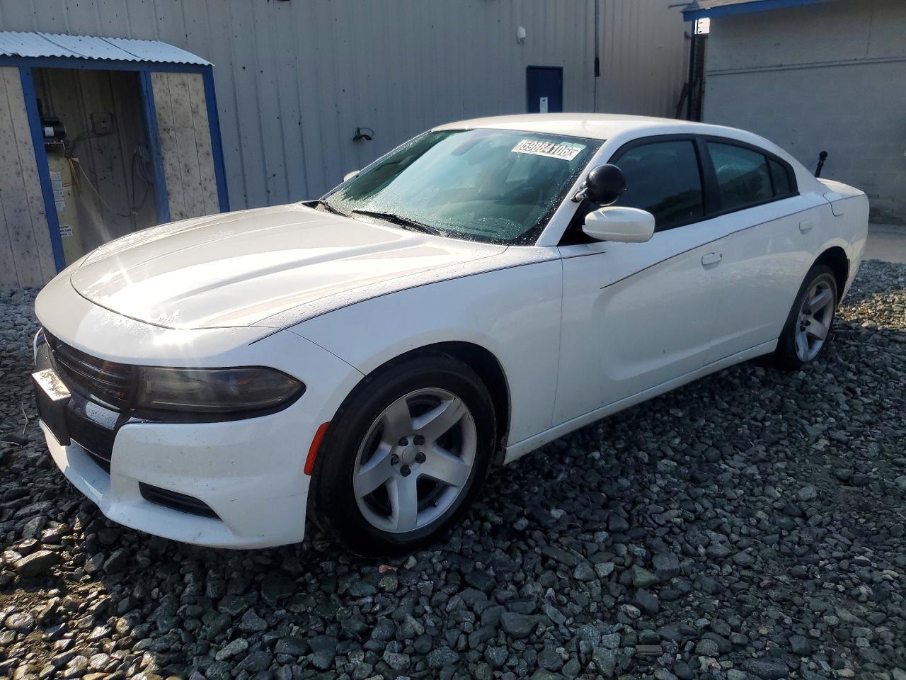 2015 Dodge Charger Police White vin: 2C3CDXAT5FH902042