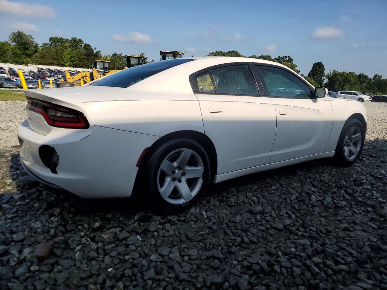 2015 Dodge Charger Police White vin: 2C3CDXAT5FH902042