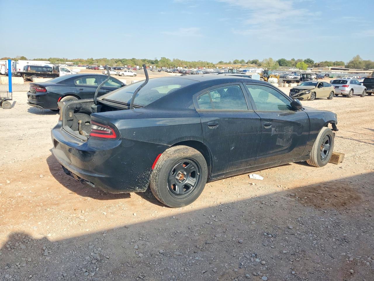 2019 Dodge Charger Police Black vin: 2C3CDXAT5KH592467