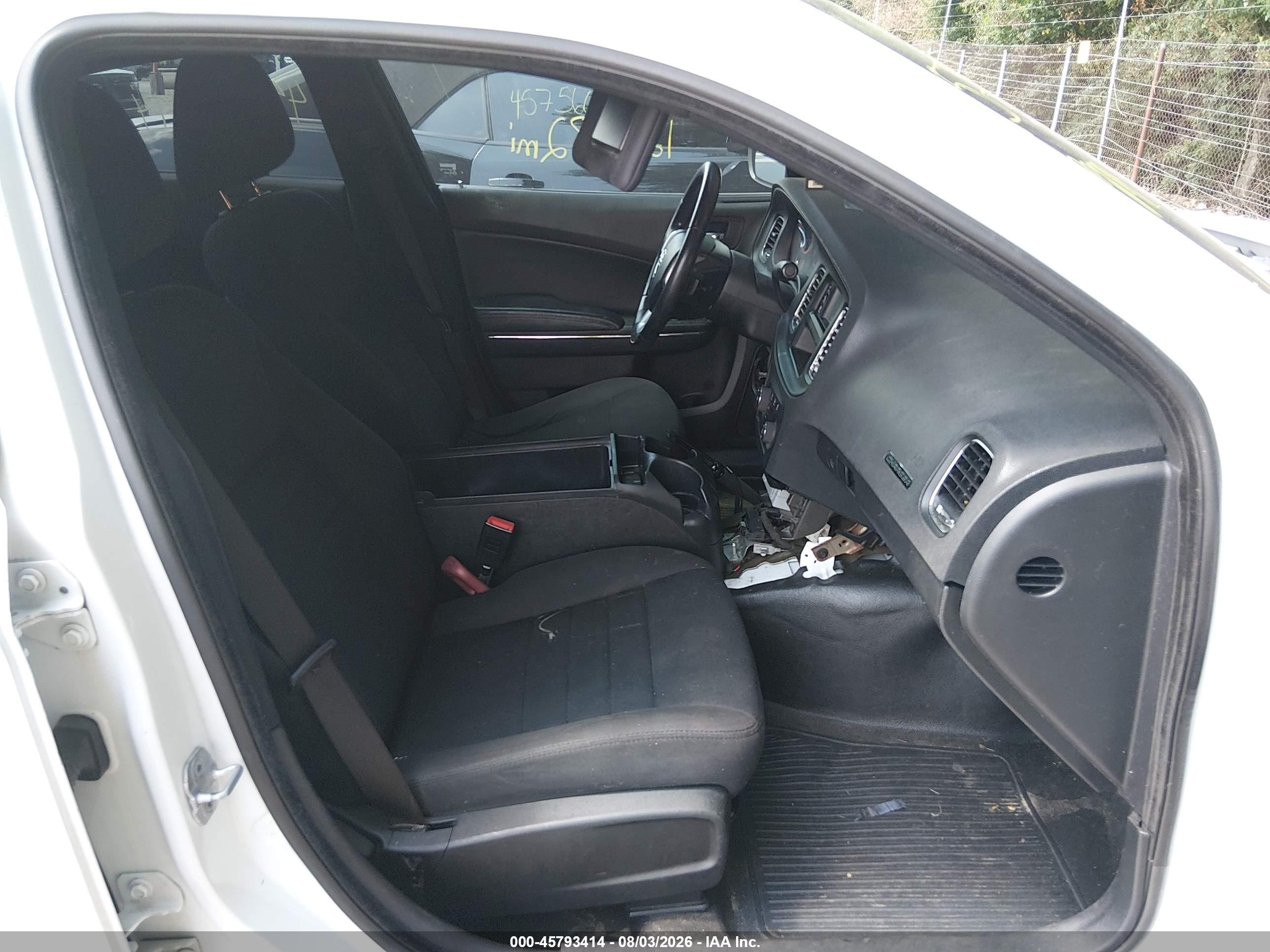 2012 Dodge Charger Police Белый vin: 2C3CDXAT6CH145244
