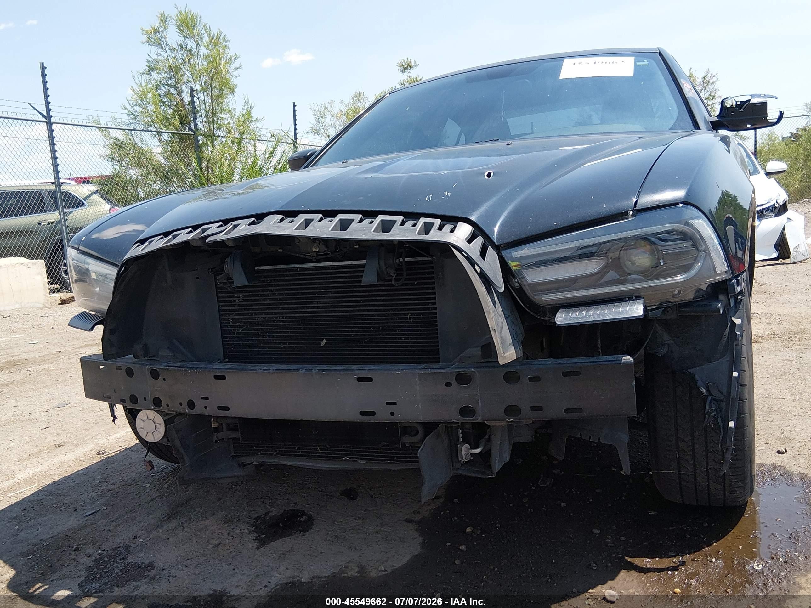 2013 Dodge Charger Police Черный vin: 2C3CDXAT6DH693083