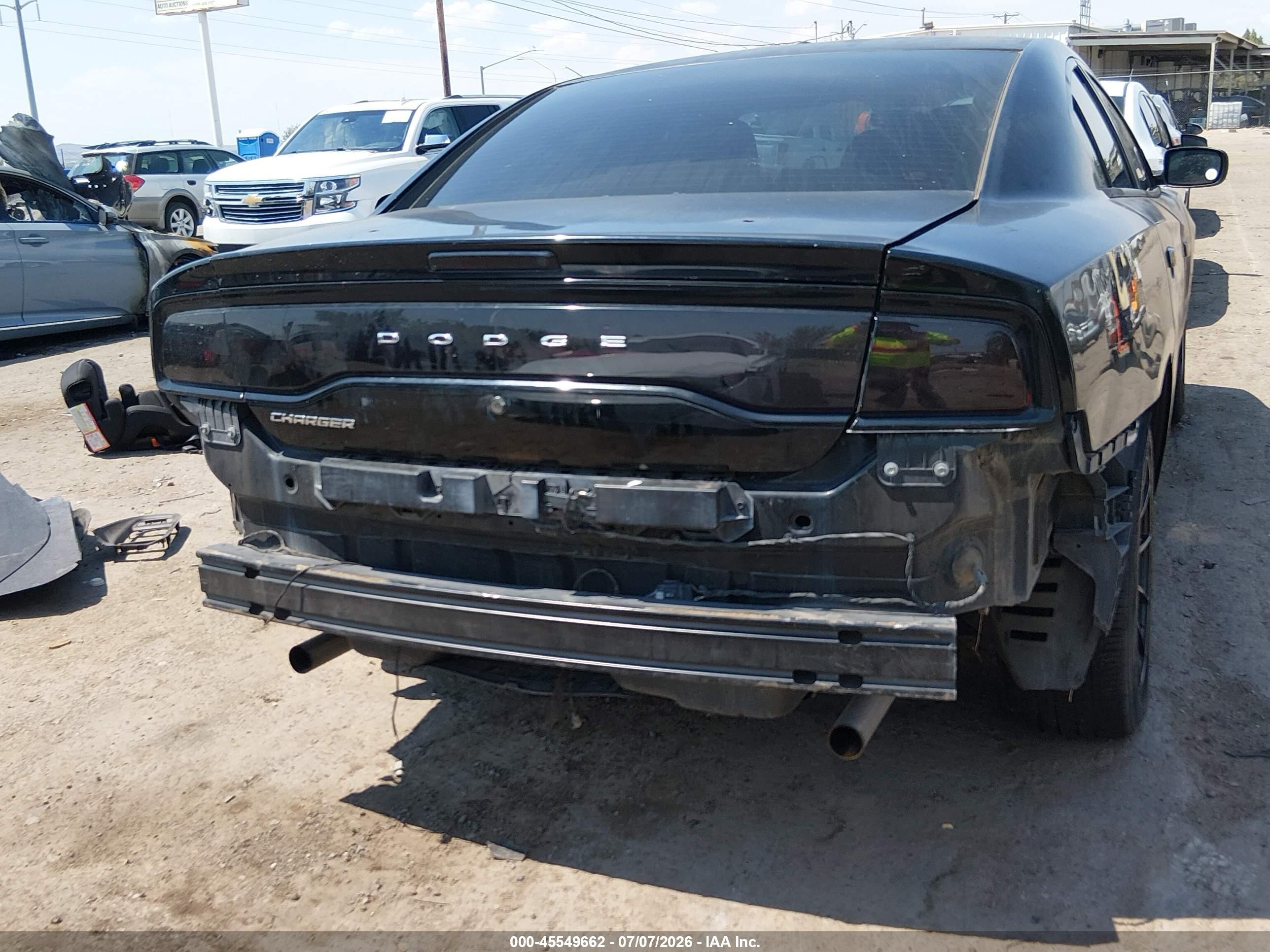 2013 Dodge Charger Police Черный vin: 2C3CDXAT6DH693083
