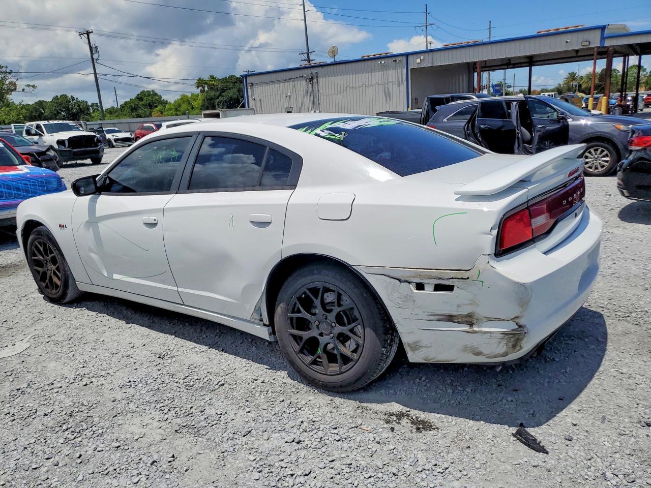 2014 Dodge Charger Police White vin: 2C3CDXAT6EH191191