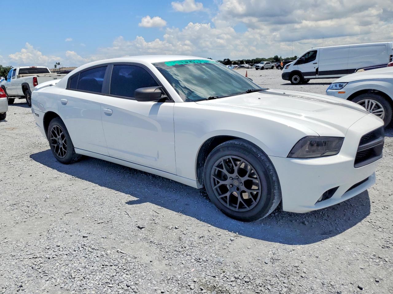 2014 Dodge Charger Police White vin: 2C3CDXAT6EH191191