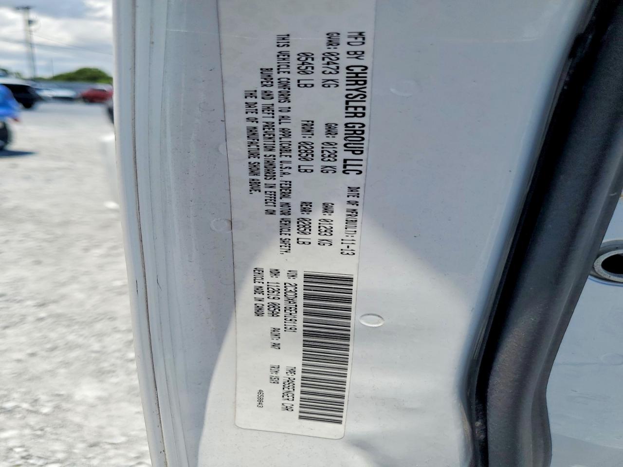 2014 Dodge Charger Police White vin: 2C3CDXAT6EH191191