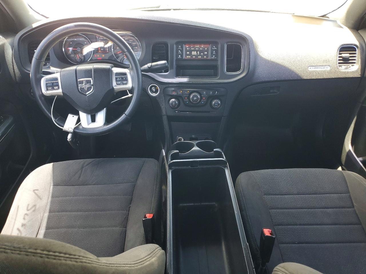 2014 Dodge Charger Police White vin: 2C3CDXAT6EH191191