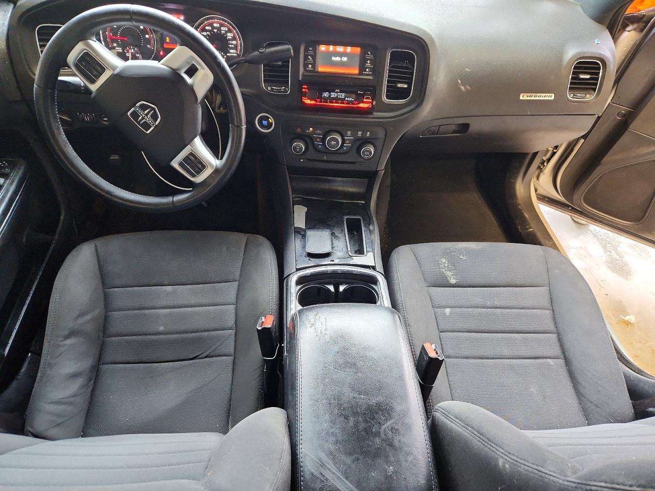2014 Dodge Charger Police Silver vin: 2C3CDXAT6EH220625