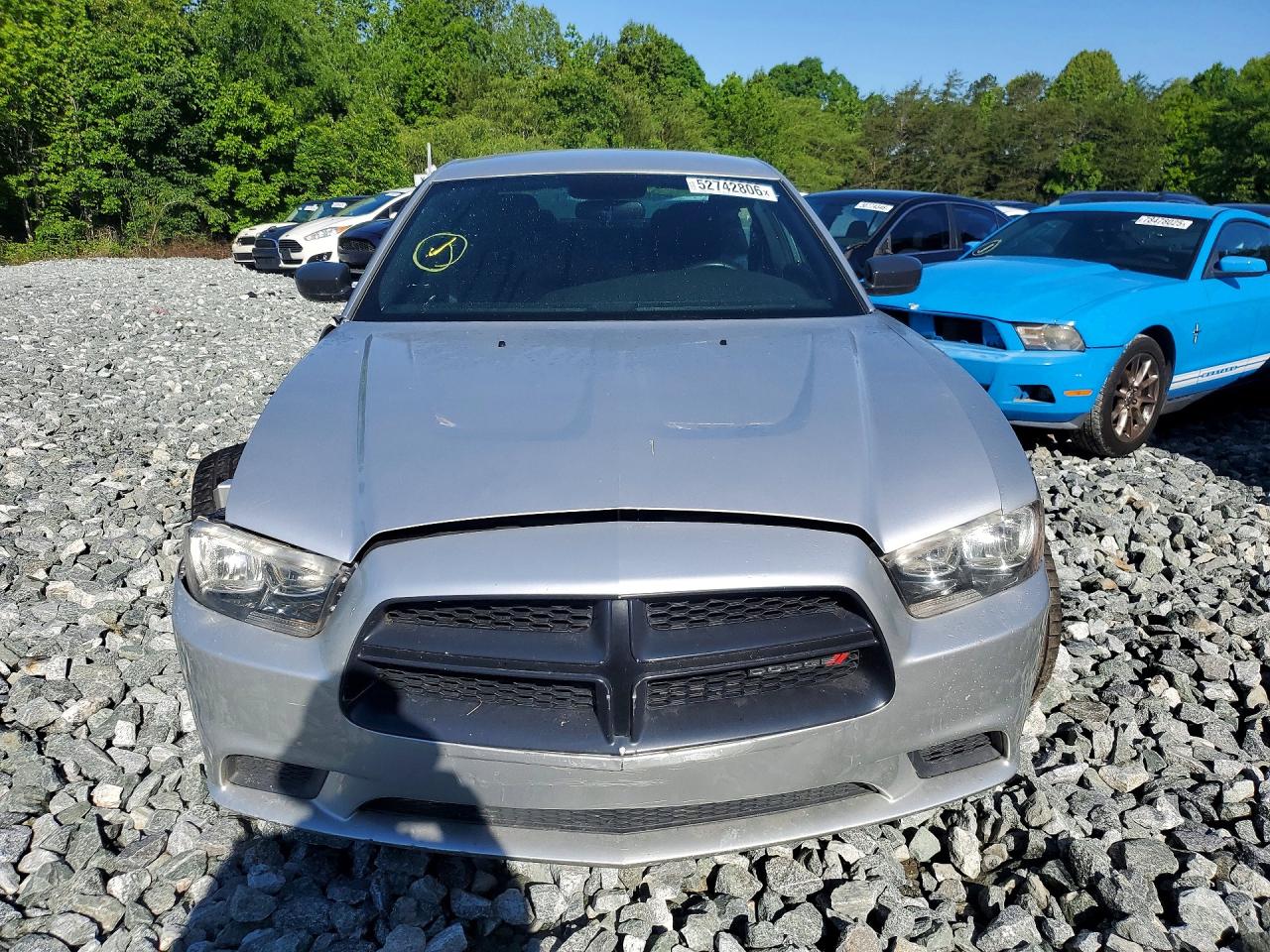2014 Dodge Charger Police Silver vin: 2C3CDXAT6EH220625