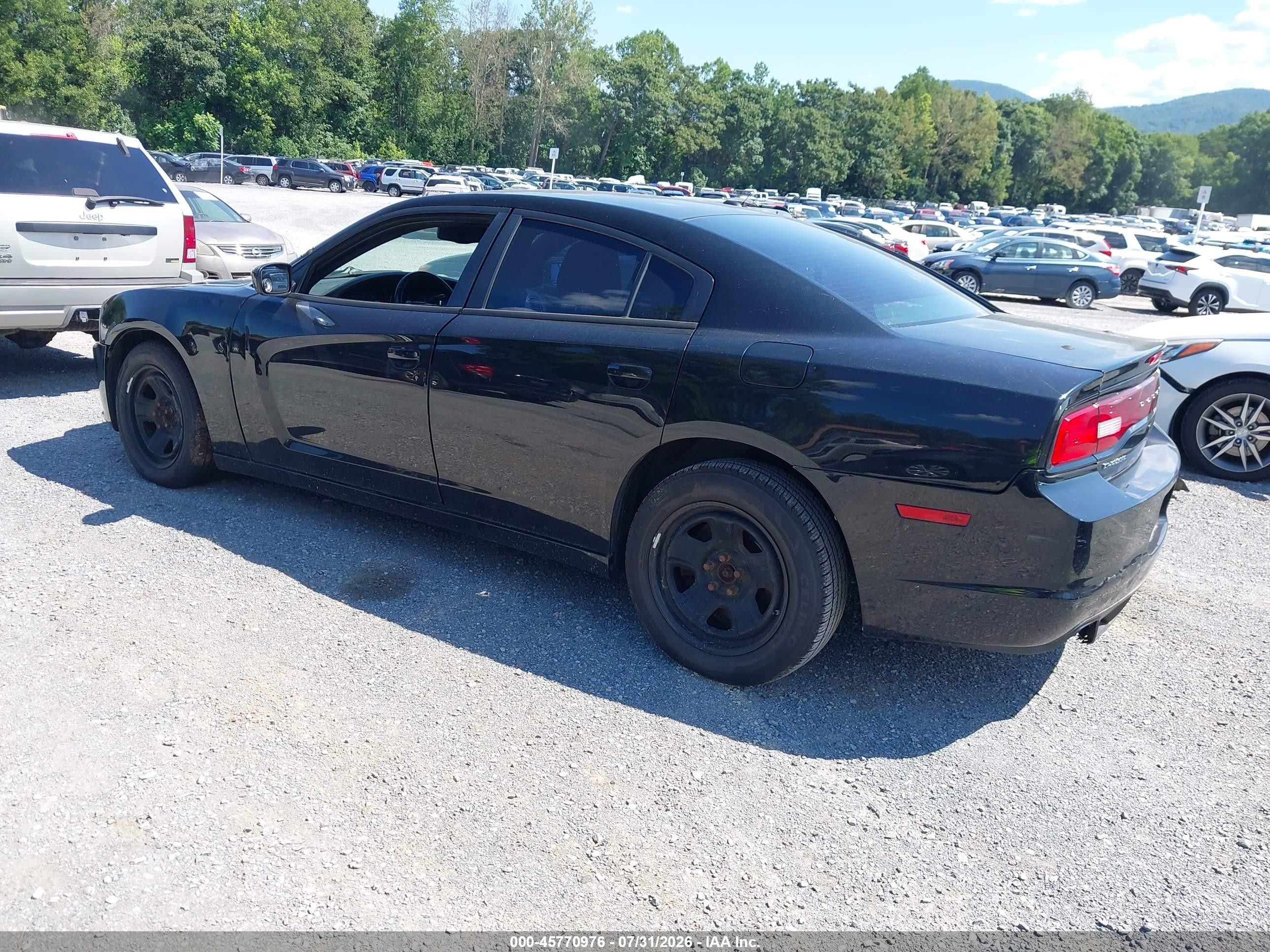 2014 Dodge Charger Police Черный vin: 2C3CDXAT6EH362506