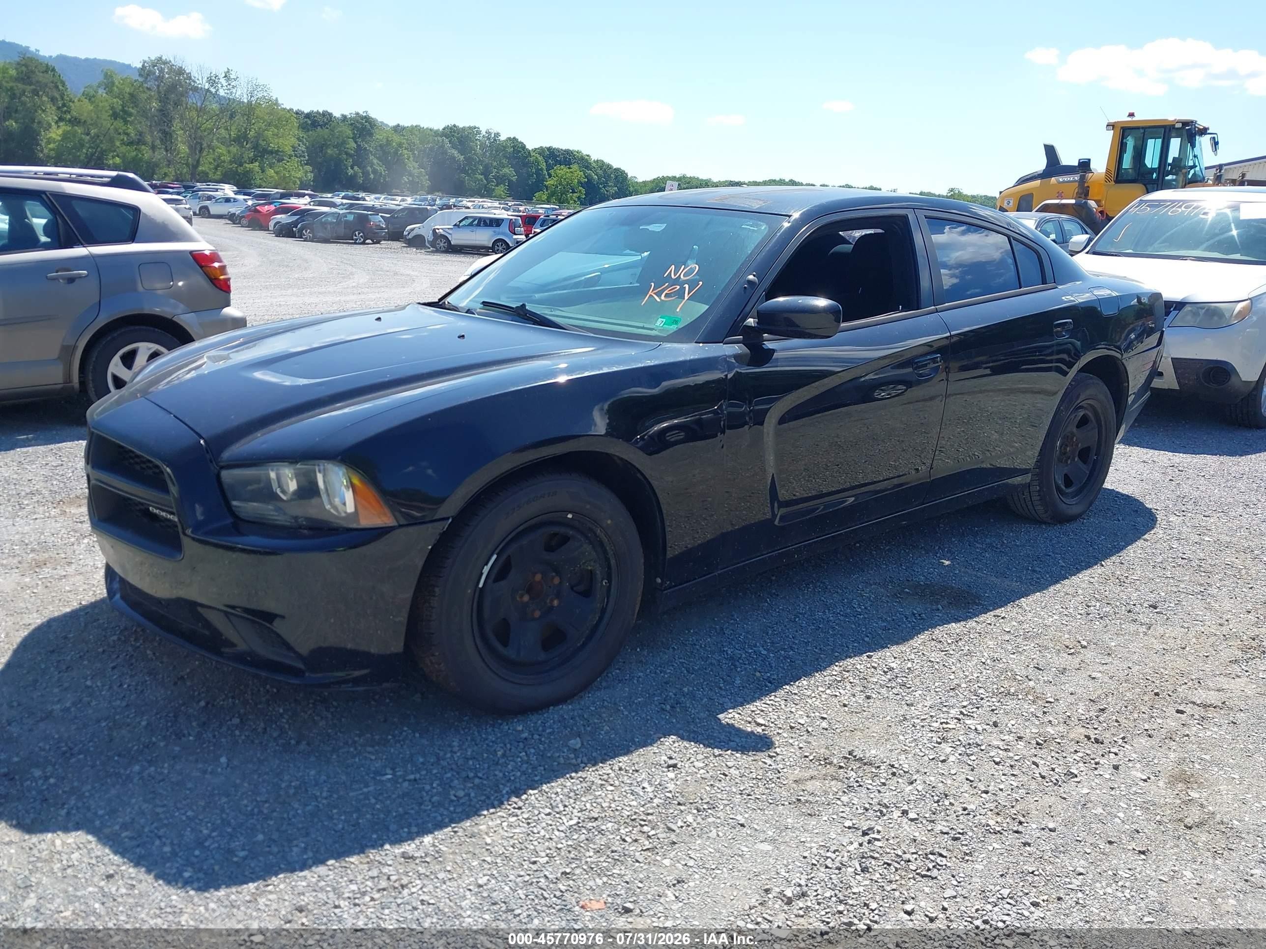 2014 Dodge Charger Police Черный vin: 2C3CDXAT6EH362506