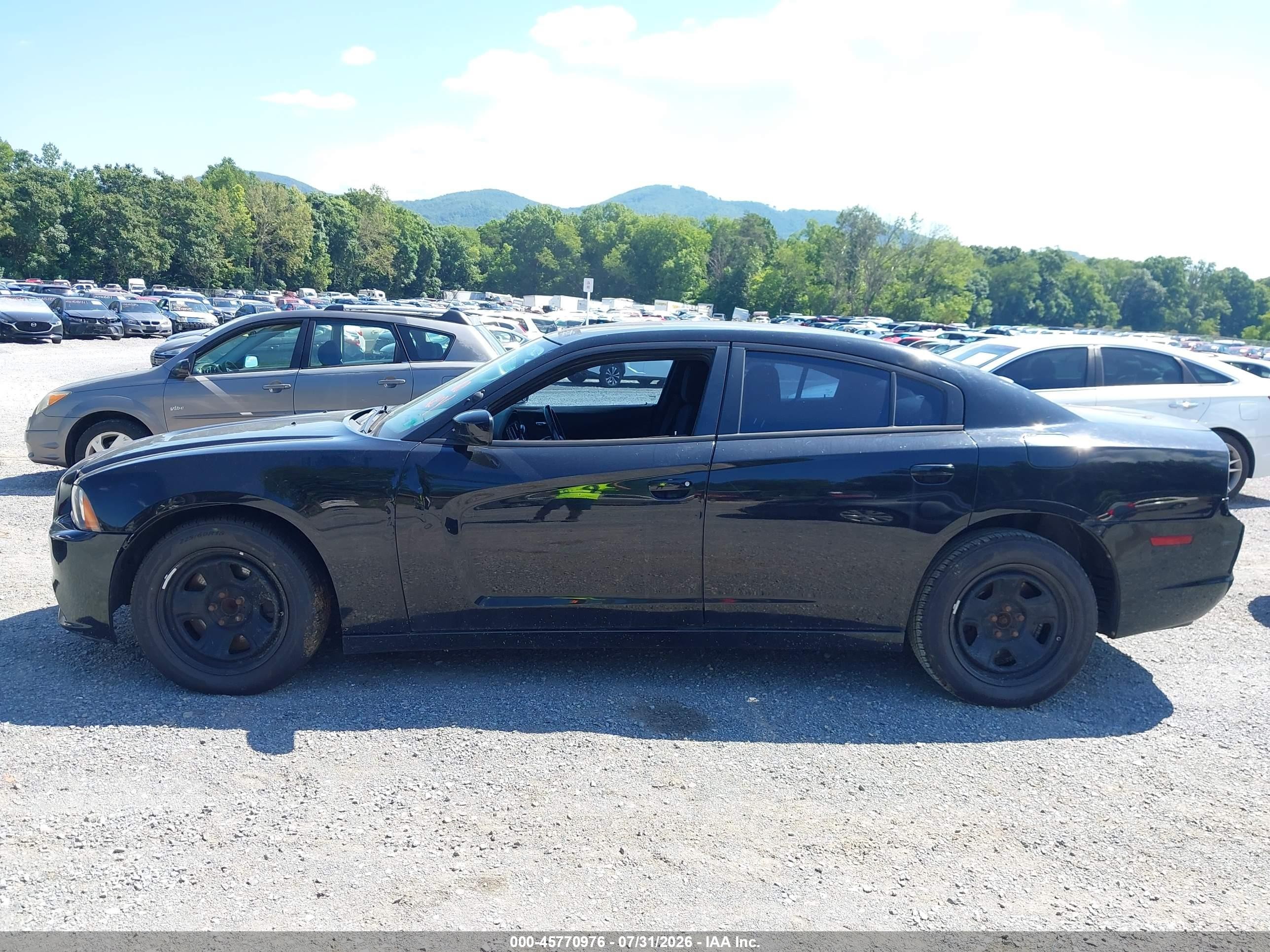 2014 Dodge Charger Police Черный vin: 2C3CDXAT6EH362506
