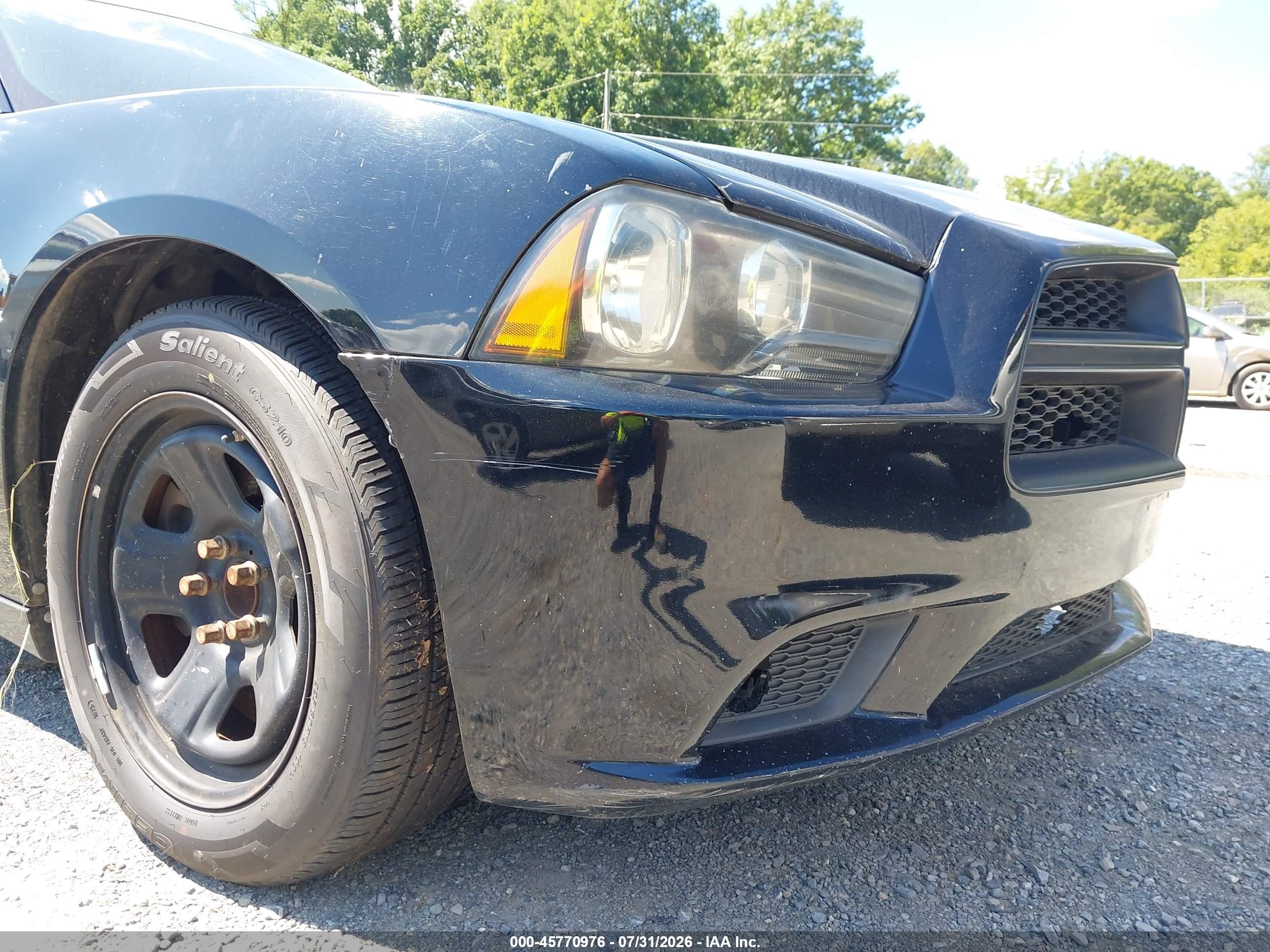 2014 Dodge Charger Police Черный vin: 2C3CDXAT6EH362506