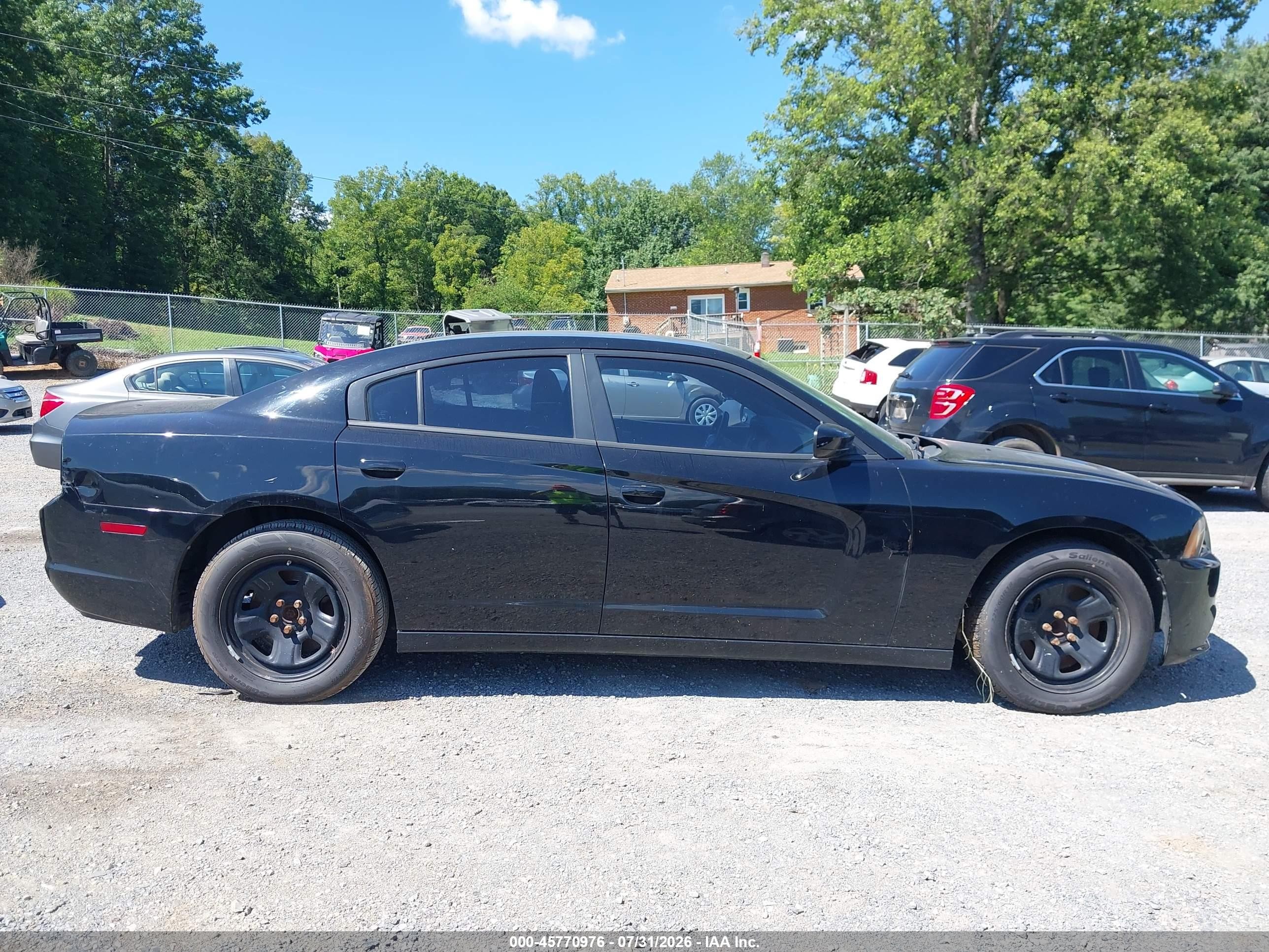 2014 Dodge Charger Police Черный vin: 2C3CDXAT6EH362506