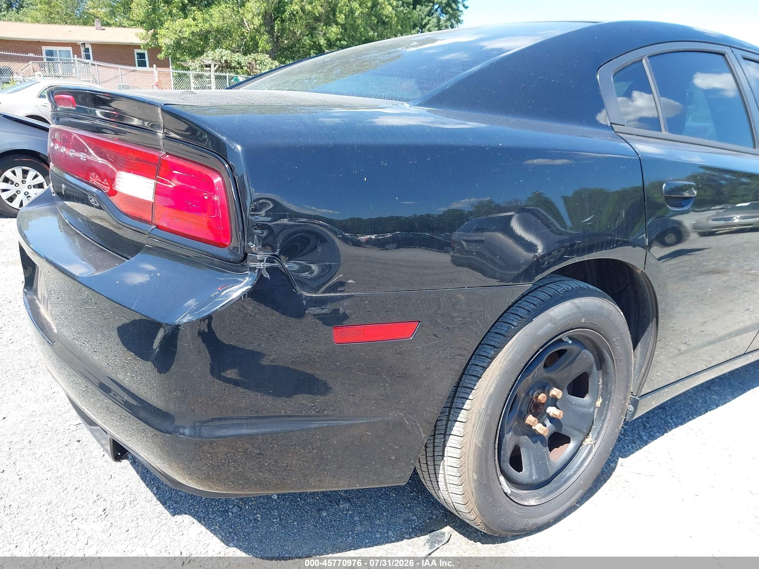 2014 Dodge Charger Police Черный vin: 2C3CDXAT6EH362506