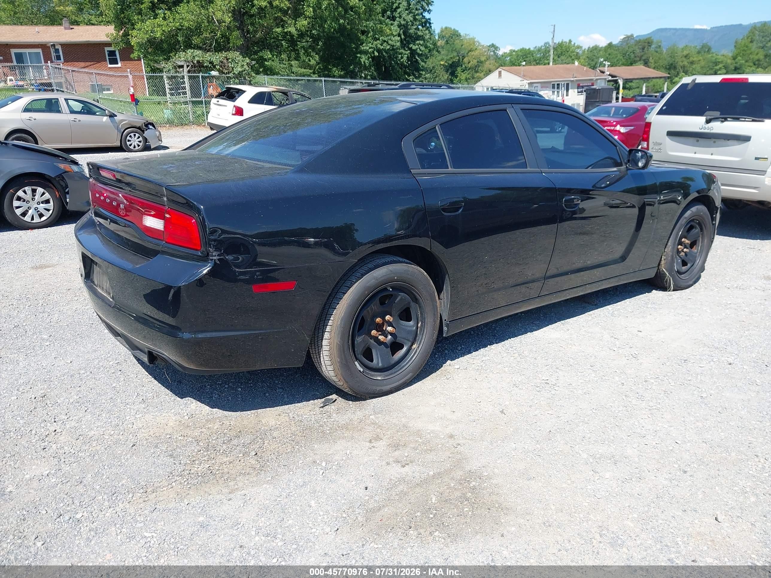 2014 Dodge Charger Police Черный vin: 2C3CDXAT6EH362506