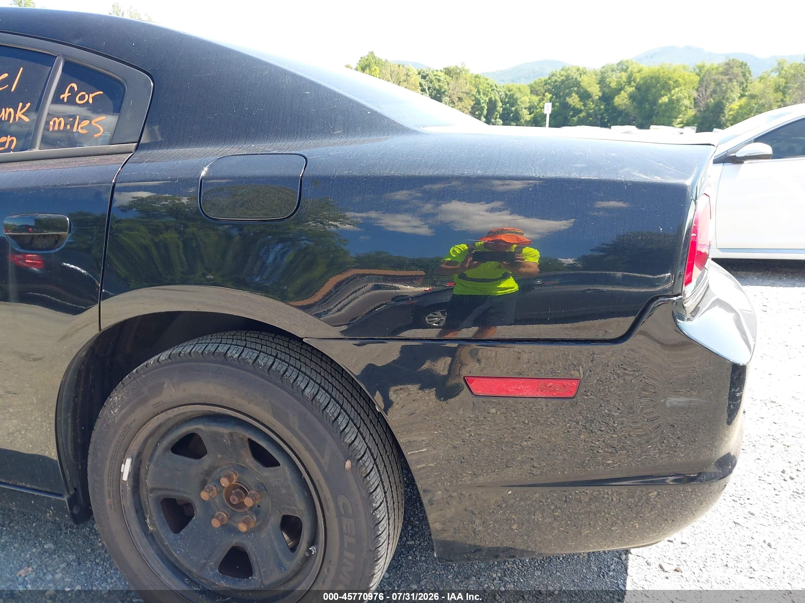 2014 Dodge Charger Police Черный vin: 2C3CDXAT6EH362506