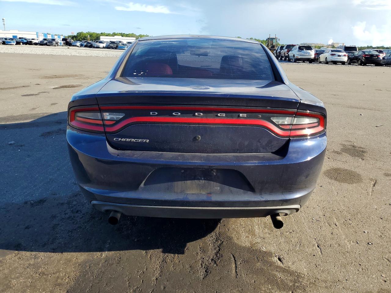 2015 Dodge Charger Police Blue vin: 2C3CDXAT6FH817596