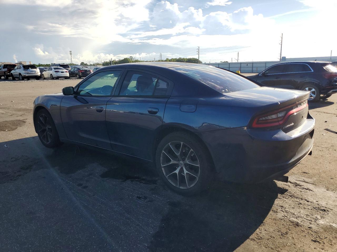 2015 Dodge Charger Police Blue vin: 2C3CDXAT6FH817596