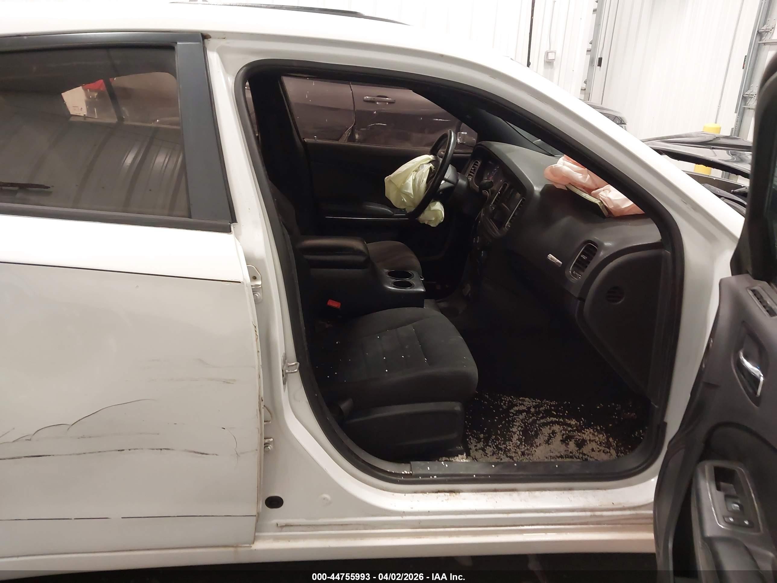 2012 Dodge Charger Police White vin: 2C3CDXAT7CH241688